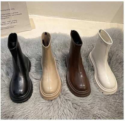 Zip Boots Short Platform
