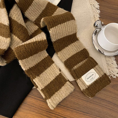 Scarf Striped Knit