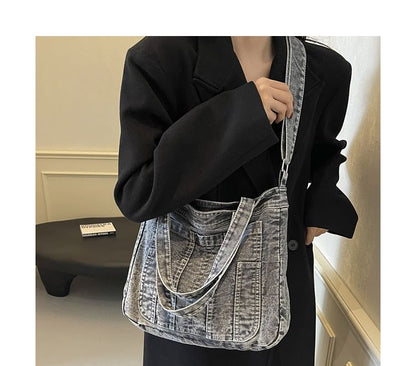 Crossbody Denim Bag Washed