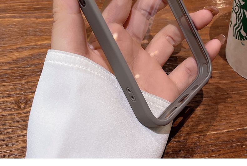 Lens Protection Phone Glitter Case