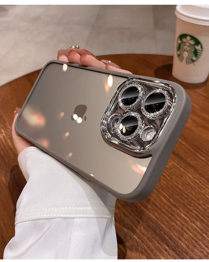 Lens Protection Phone Glitter Case