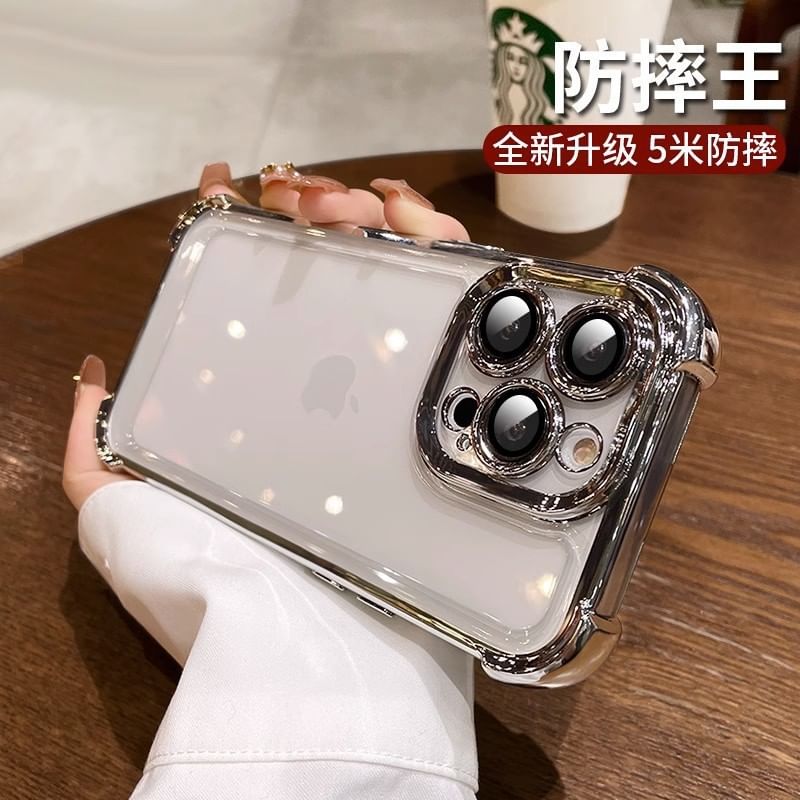 Phone Padded Metallic Case