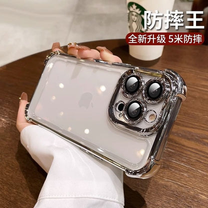 Phone Padded Metallic Case