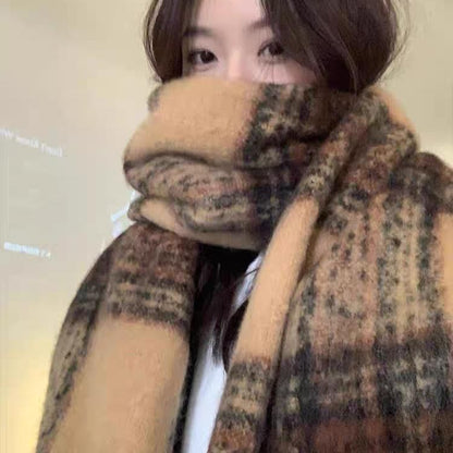 Scarf Fringe Plaid