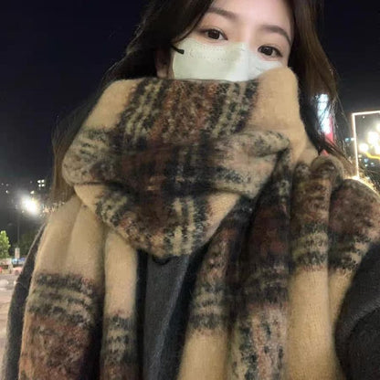 Scarf Fringe Plaid