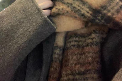 Scarf Fringe Plaid