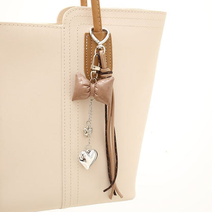 Charm Padded Bow Phone Knotted