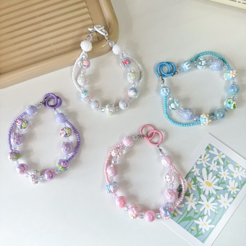 Layered Phone Bead Strap
