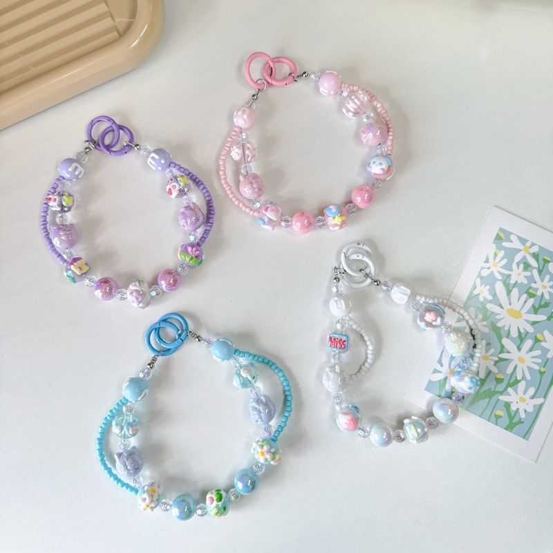 Layered Phone Bead Strap