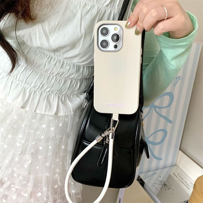 Phone Faux Case Leather Plain