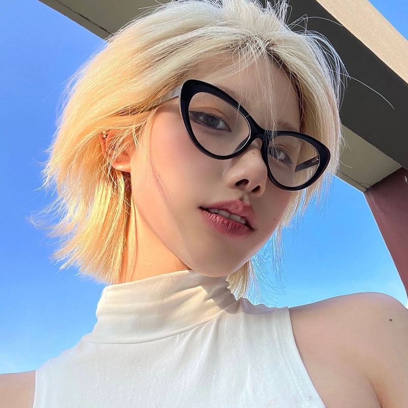 Plain Cat Eye Eyeglasses