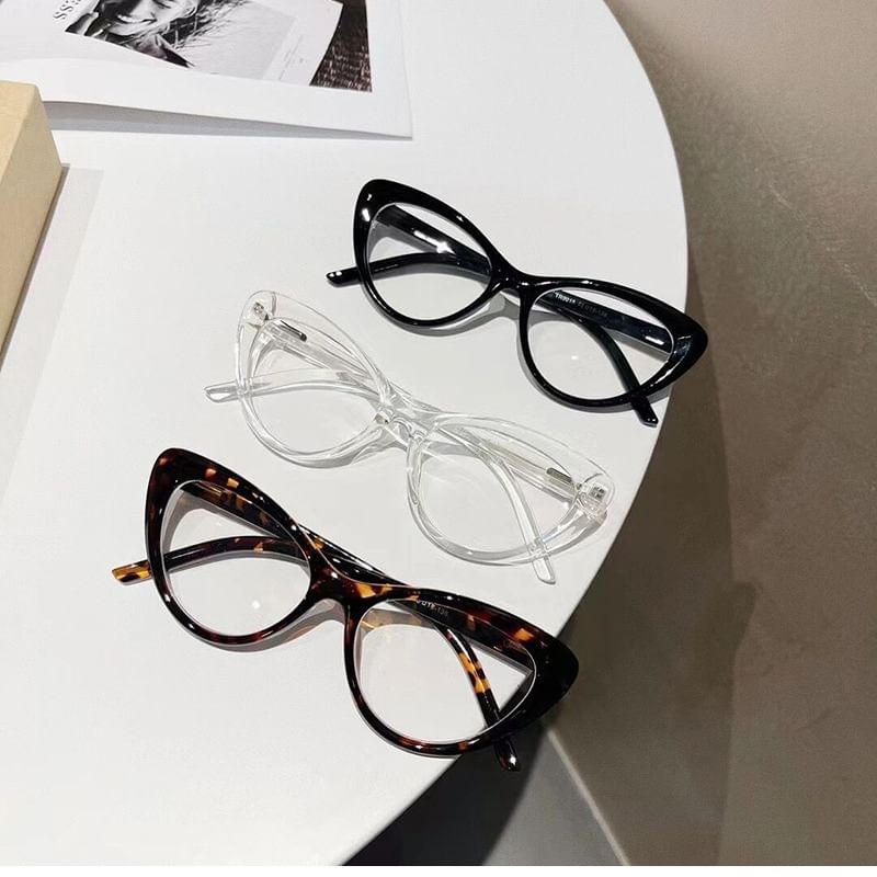 Plain Cat Eye Eyeglasses