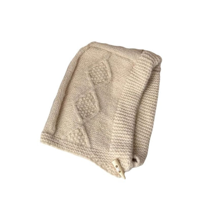 Plain Cable Balaclava Knit
