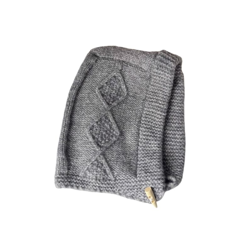 Plain Cable Balaclava Knit
