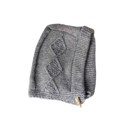 Plain Cable Balaclava Knit