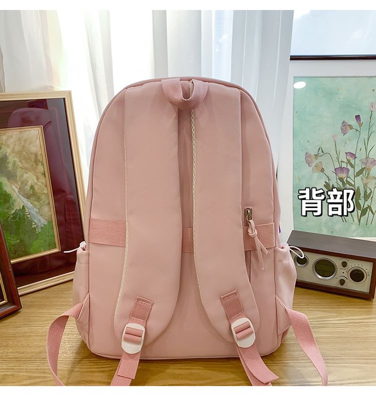 Wholesale SampleDog Embroidered Nylon Laptop Backpack / Bag Charm / Badge / Set