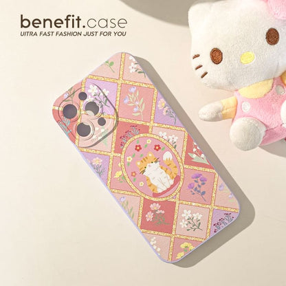 Phone Cat Case Floral