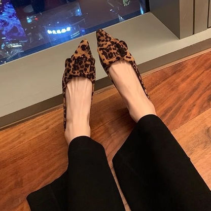 Toe Flats Buckled Pointed