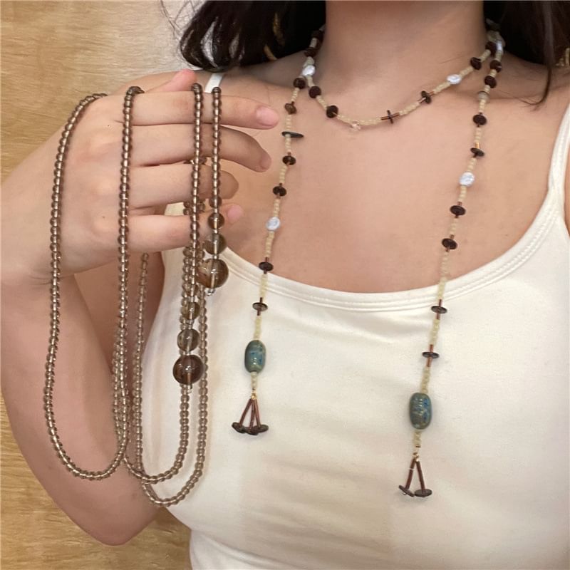 Long Beaded Necklace