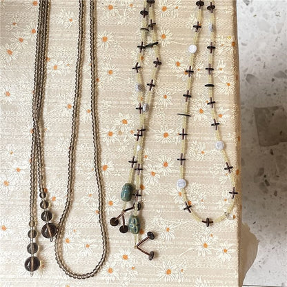 Long Beaded Necklace