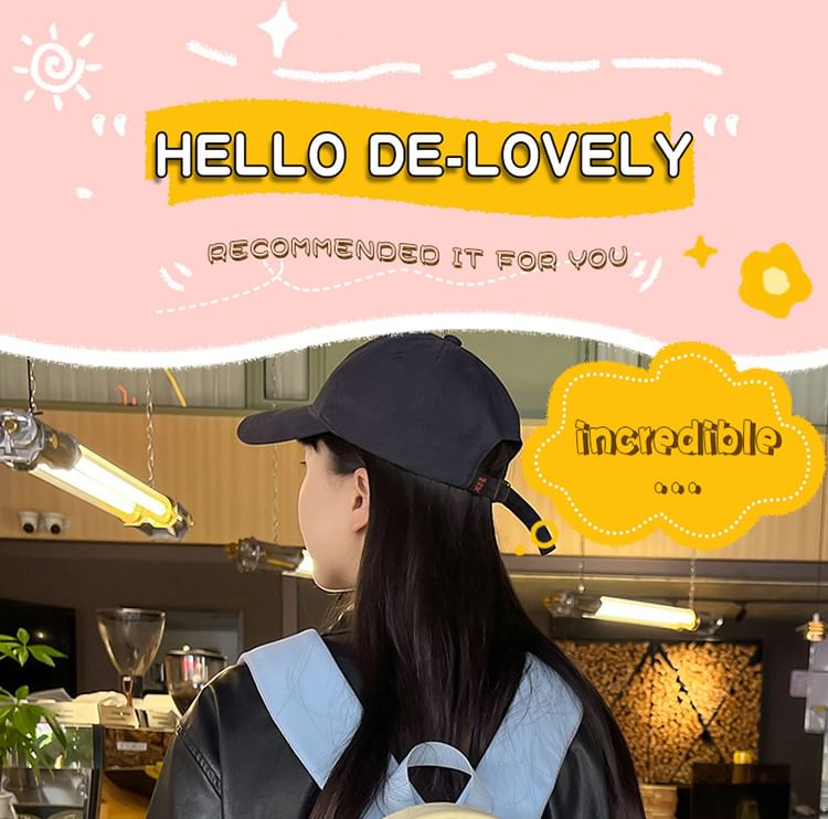 Sample Lettering Applique Buckled Nylon Backpack / Bag Charm / Set