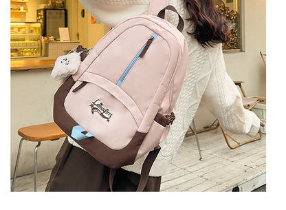Sample Lettering Applique Nylon Backpack / Bag Charm / Set