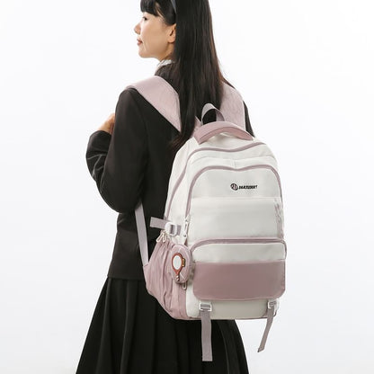 Wholesale Sample Set: Lettering Buckled Nylon Backpack + Coin Purse
