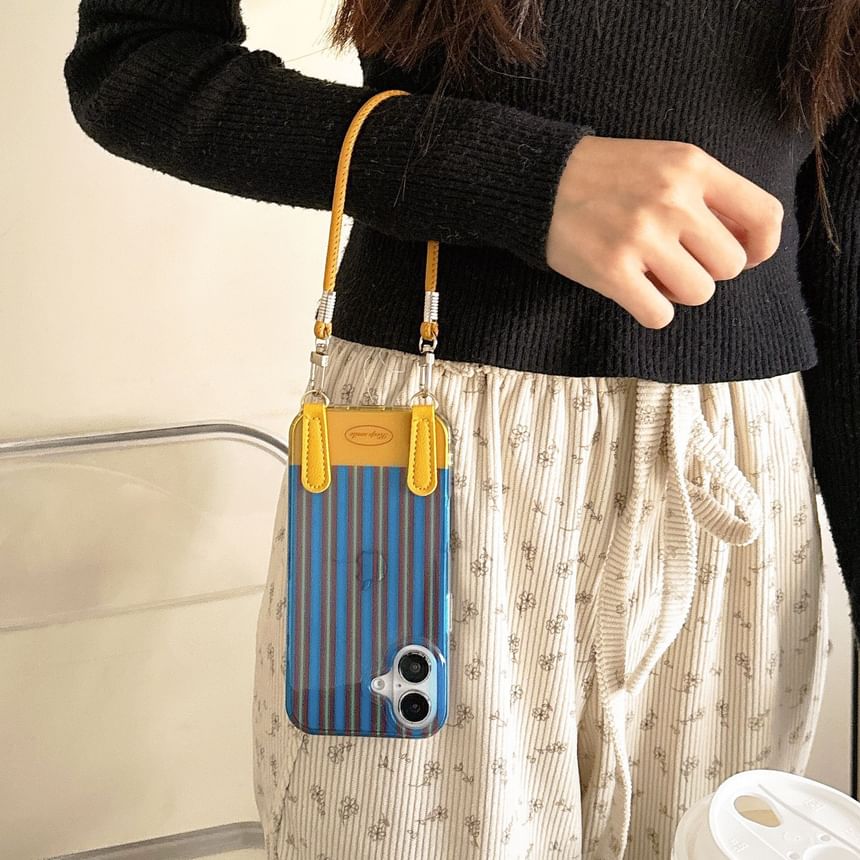 Strap Striped Phone / Case Set