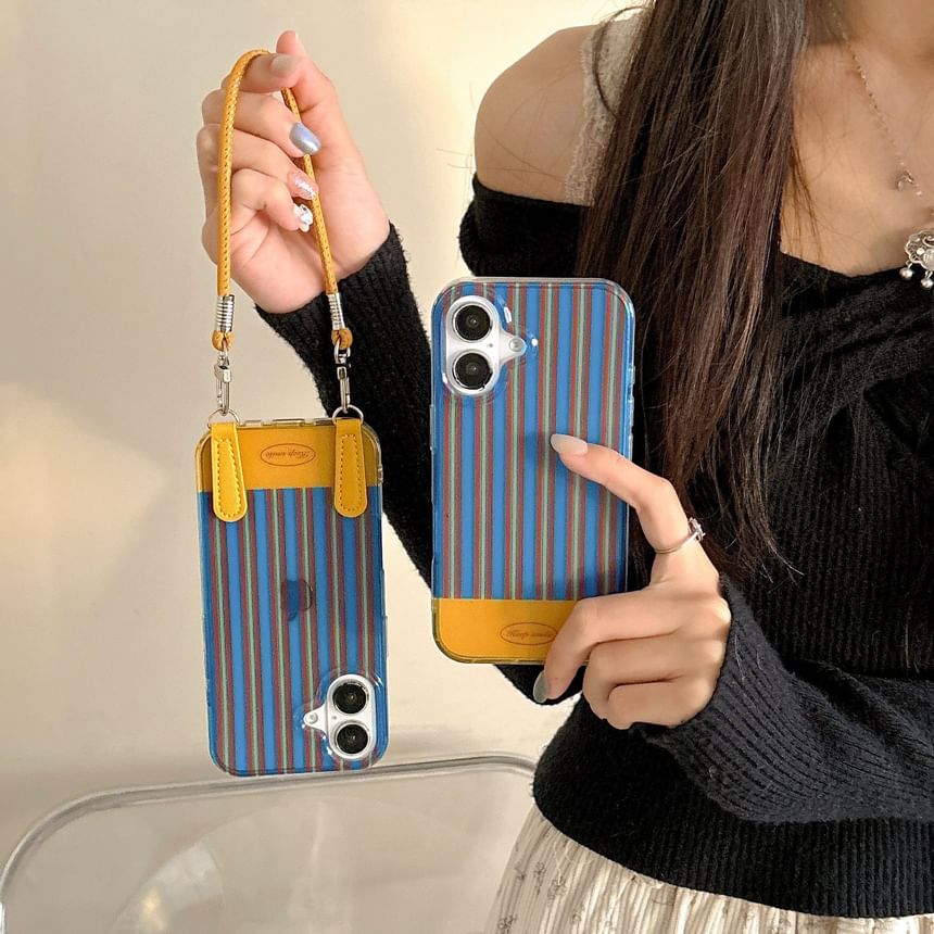Strap Striped Phone / Case Set