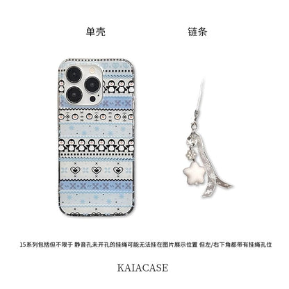 / Phone Charm Set Penguin Case
