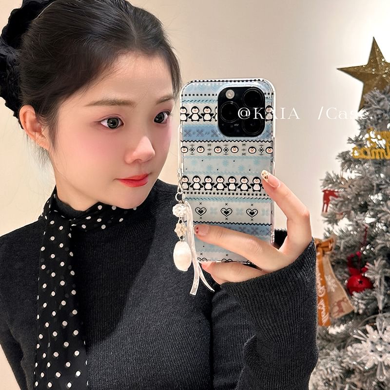 / Phone Charm Set Penguin Case