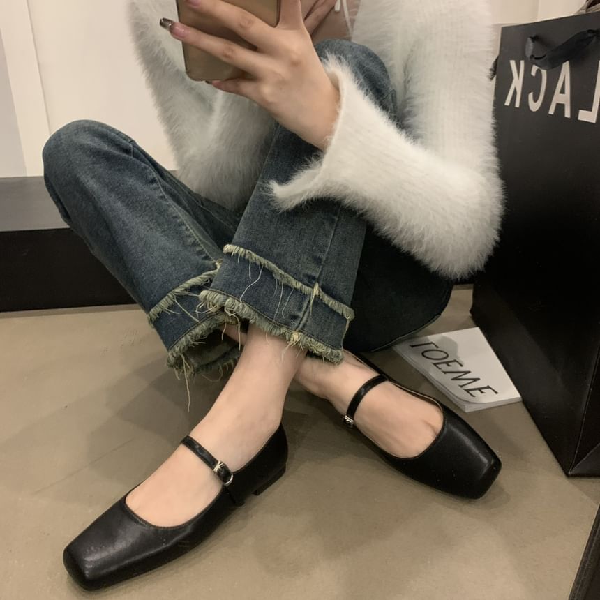 Toe Flats Jane Square Mary