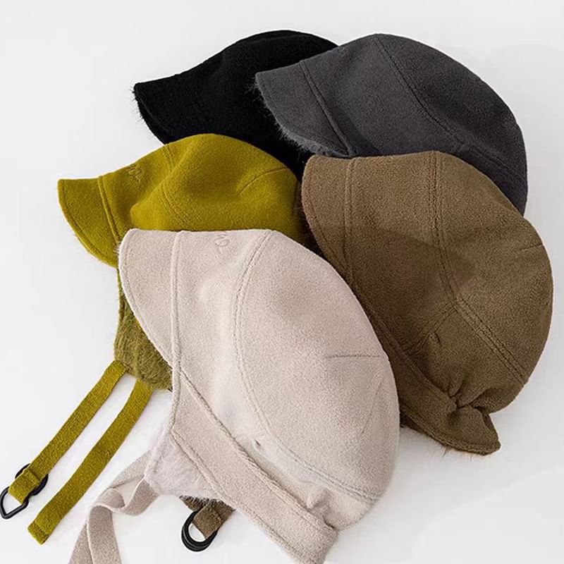 Trapper Faux Fur Hat Plaid