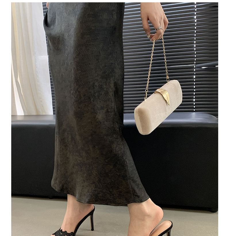 SampleStiletto Heel Pointy Slide Sandals