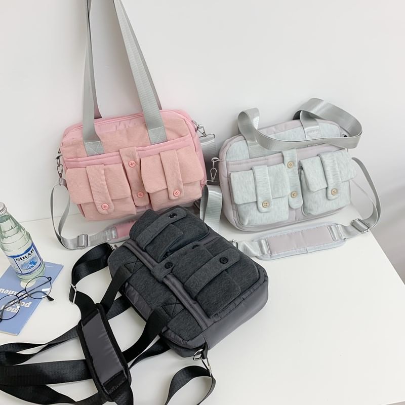 Multi-Pocket Plain Computer Bag