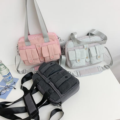Multi-Pocket Plain Computer Bag