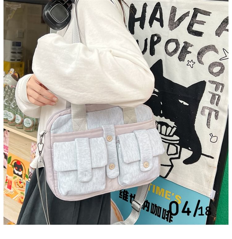 Multi-Pocket Plain Computer Bag