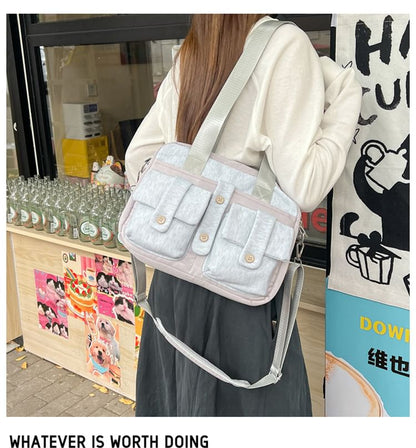 Multi-Pocket Plain Computer Bag