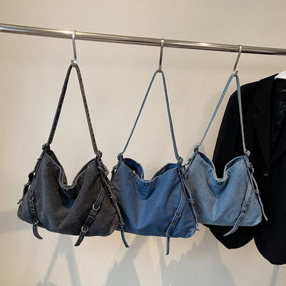 Bag Tote Denim Plain