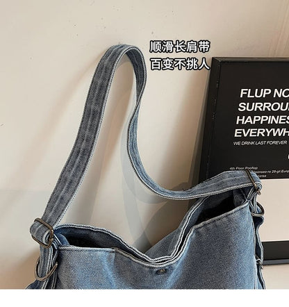 Bag Tote Denim Plain