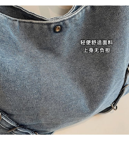 Bag Tote Denim Plain