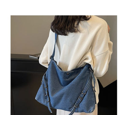 Bag Tote Denim Plain