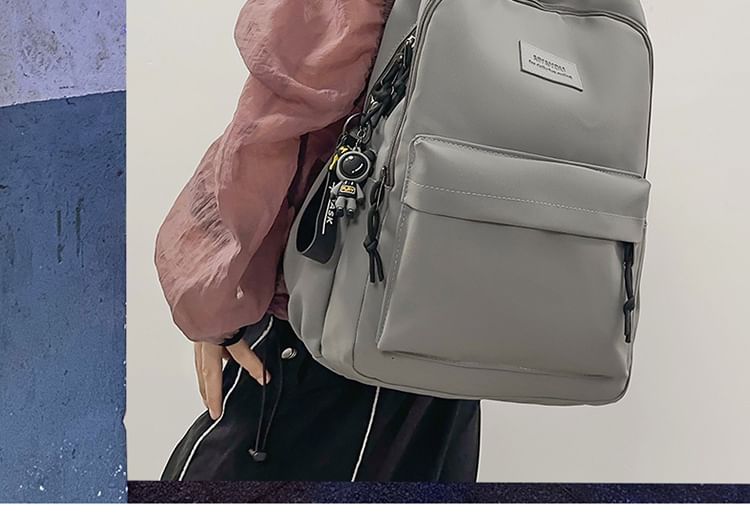 Sample Plain Applique Laptop Backpack / Bag Charm / Set