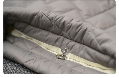 Sample Plain Drawstring Quilted Tote Bag