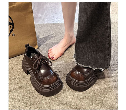SamplePlatform Lace Up Shoes