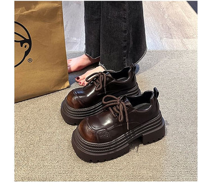 SamplePlatform Lace Up Shoes
