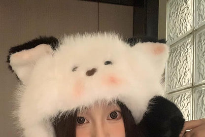 Hat Fluffy Cat Trapper