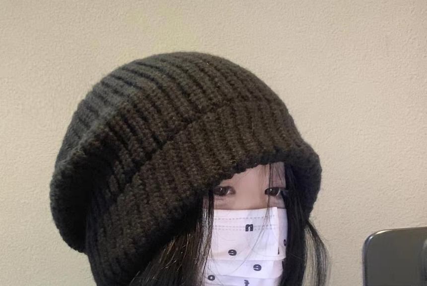 Beanie Ribbed Plain