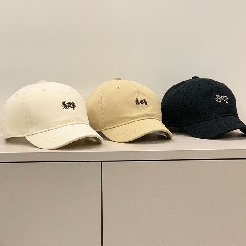 Cap Letter Embroidered