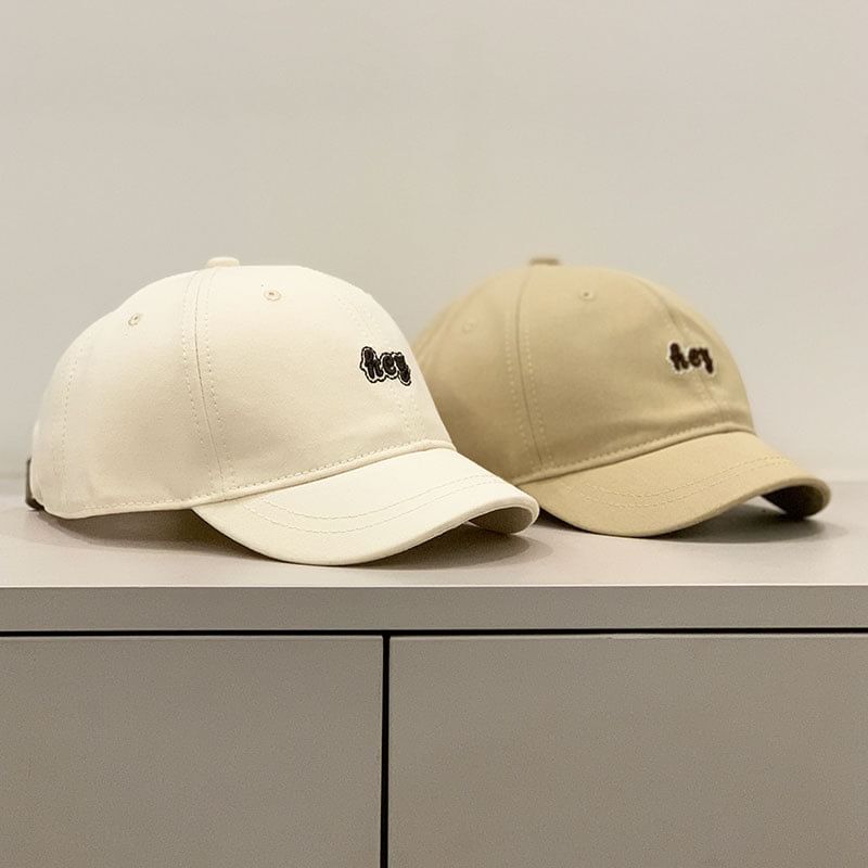 Cap Letter Embroidered
